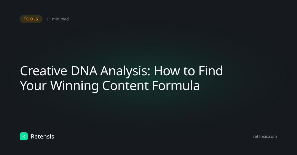 Creative DNA: Find Your Content Formula | Retensis